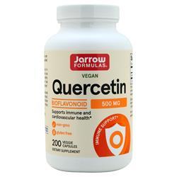 Jarrow Formulas Quercetin 500 mg - 200 Veggie Caps, Pack of 1 - Supports Antioxidant Status, Cardiovascular Health & Immune Health - 200 Total Servings