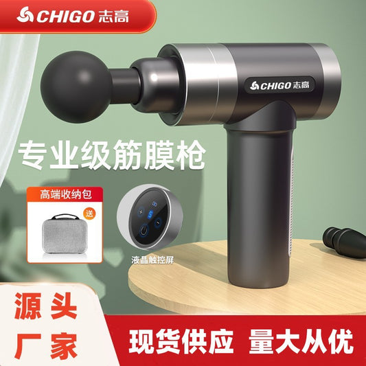 Chigo Fascia Gun Muscle Relaxation Electric Vibration Cross-border Massage Gun Mini Manufacturers Mini Smart Fascia Gun