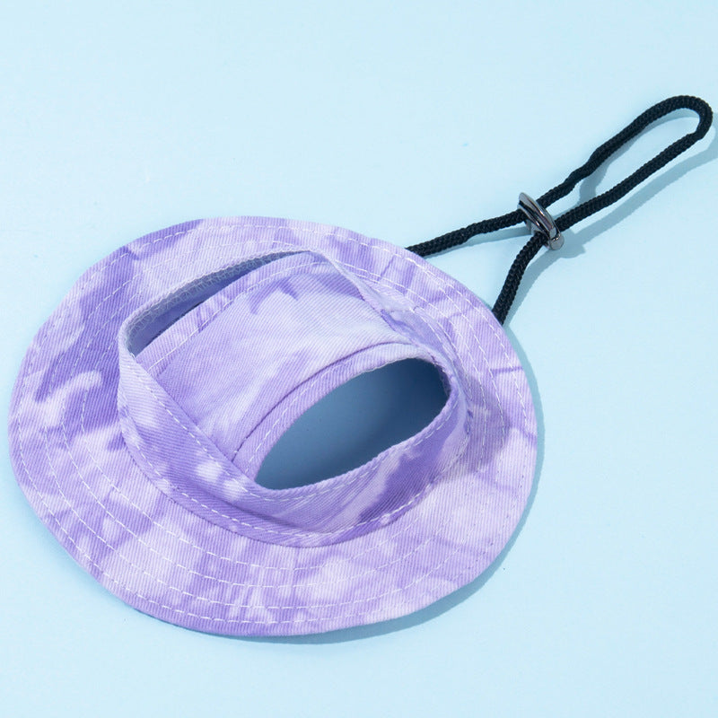 Adjustable Noose Free Fishing Cap For Dogs And Cats Ears Show Pet Supplies Sunshade Breathable Polyester Four Seasons Universal