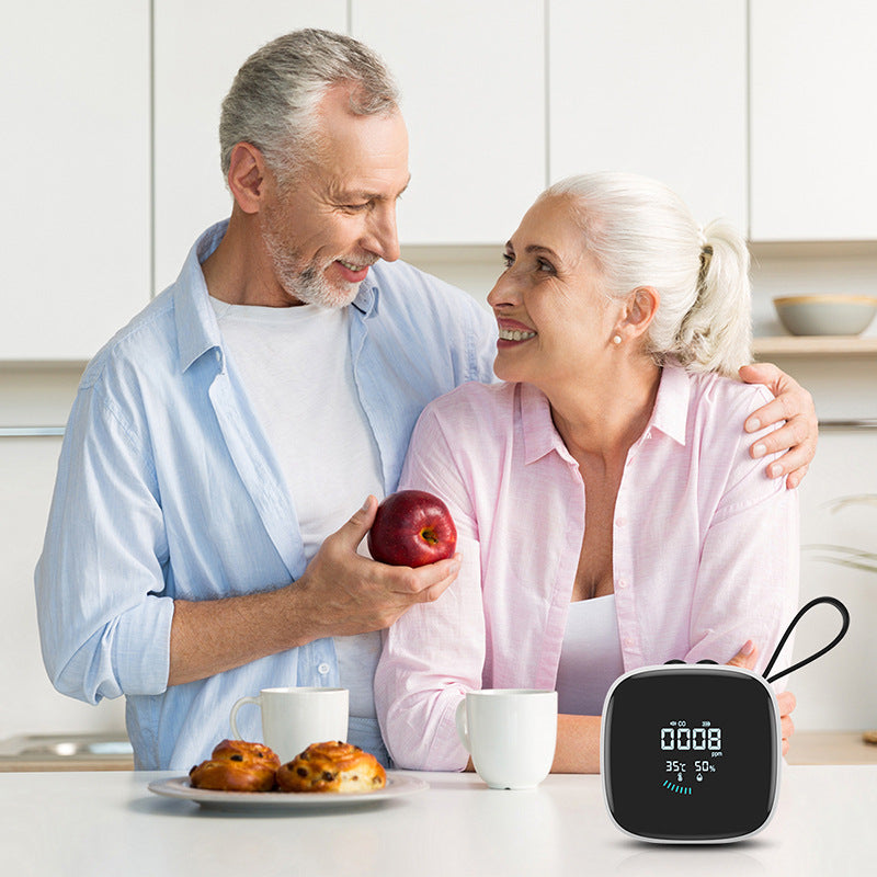 New 3-in-one CO Detector Car Indoor Camping Kitchen Carbon Monoxide Excessive Alarm