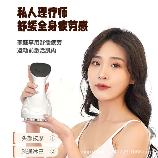 The Meridian Brush Body Universal Electric Dredging Massage Instrument Heating Brush Belly Brush Leg Fat Burning Artifact Thin With Veins