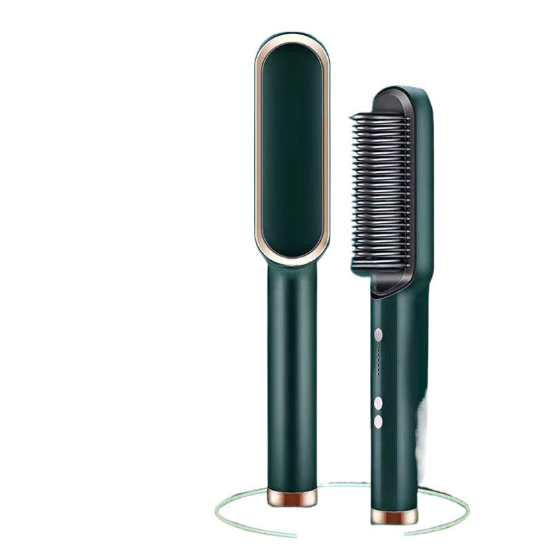Straight Hair Curling Rod Dual-purpose Splint Negative Ion Fluffy Comb