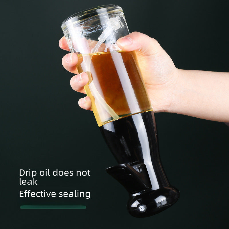 Air Pressure Glass Spray Bottle Household Kitchen Oil Control Bottle Barbecue Olive Oil Edible Oil Spray Pot Sprayer